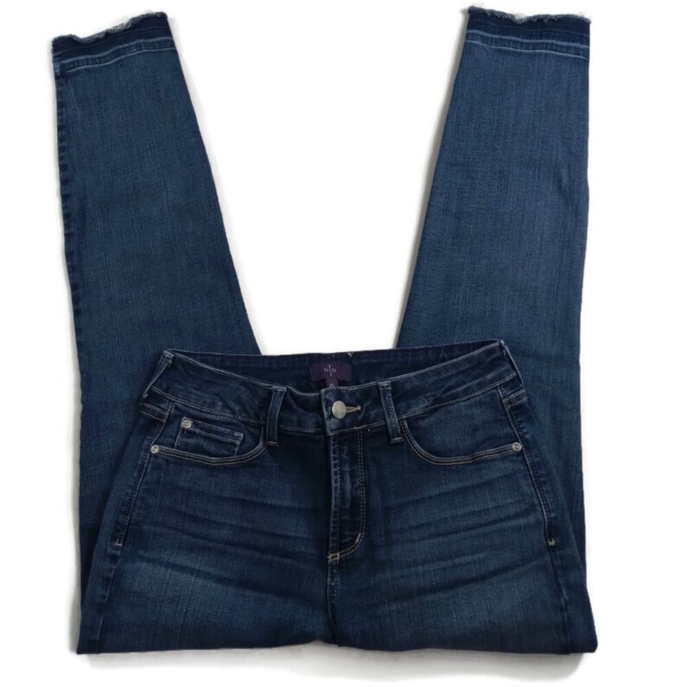 NYDJ 9.5 Rise Step Hem Jeans sz 4 J284
